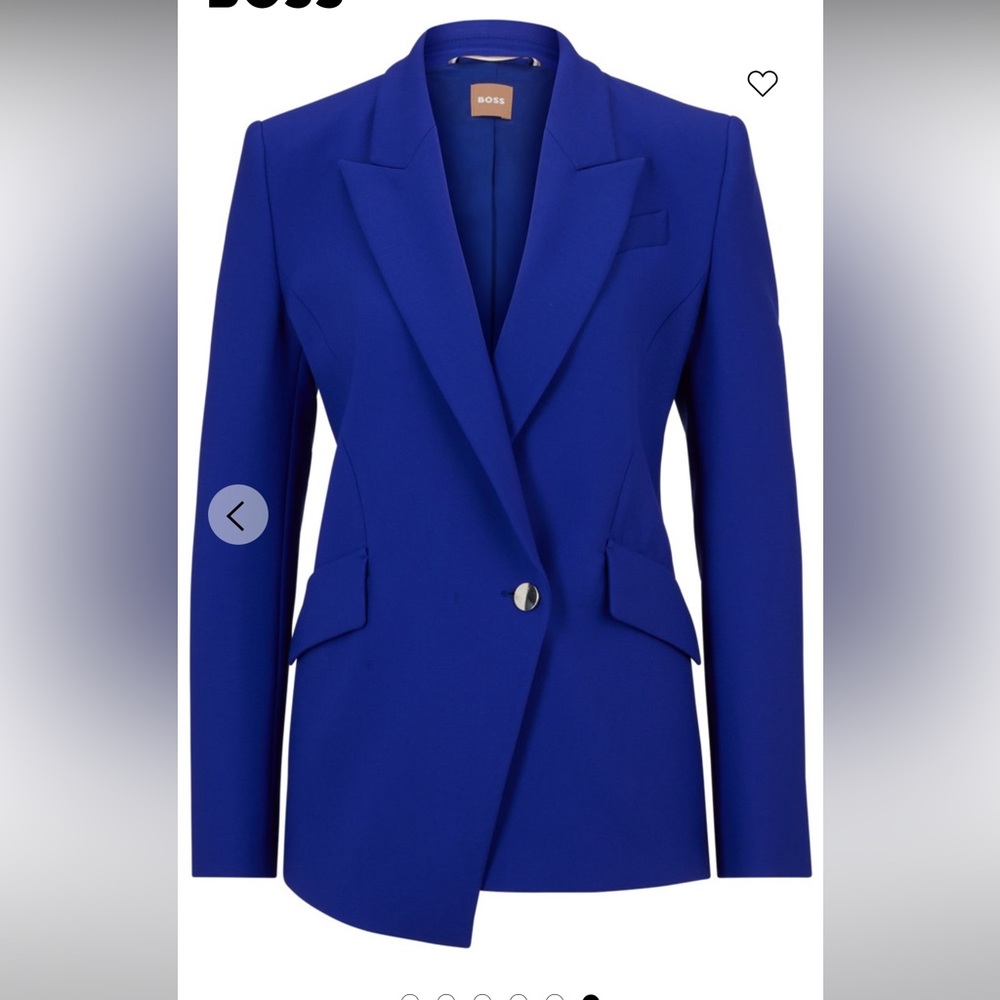 BOSS
REGULAR-FIT JACKET IN STRETCH FABRIC WITH ASYMMETRIC FRONT ‼️‼️ - Picture 7 of 11